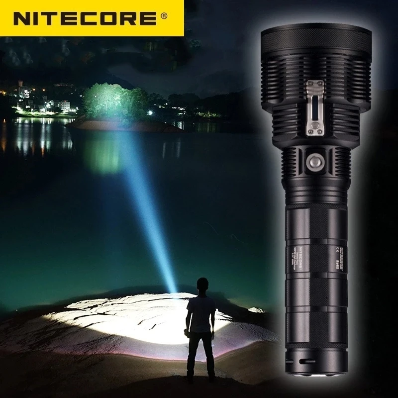 Лампа для поиска NITECORE TM38 Cree XHP35 HI D4 MAX. Светодиодный фонарик 1400 лм с аккумулятором |