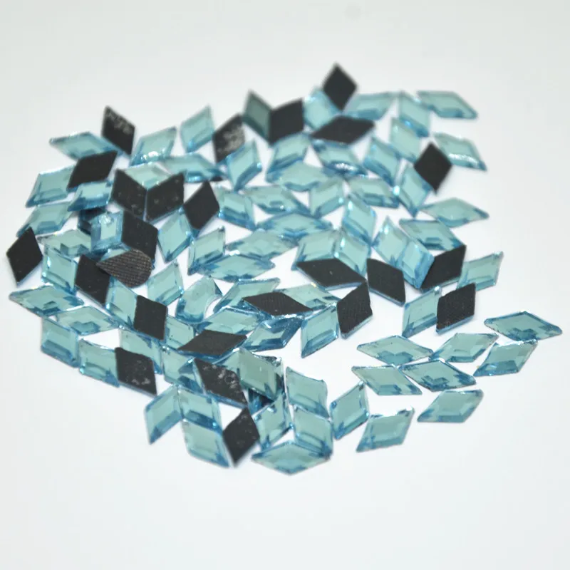 360 шт. кристально прозрачные камни в форме ромба|Стразы| |