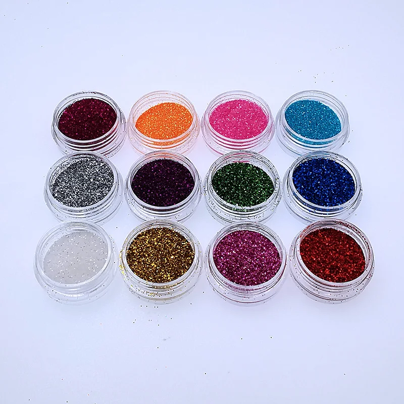 Многоцветные стильные ПВХ лазерные тонкие блестки для рукоделия из УФ