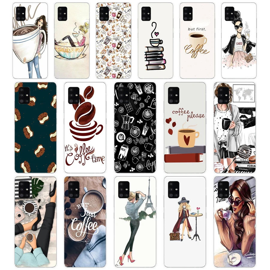 Силиконовый чехол для Samsung Galaxy A31, A41, A51, A71, A40, 2019