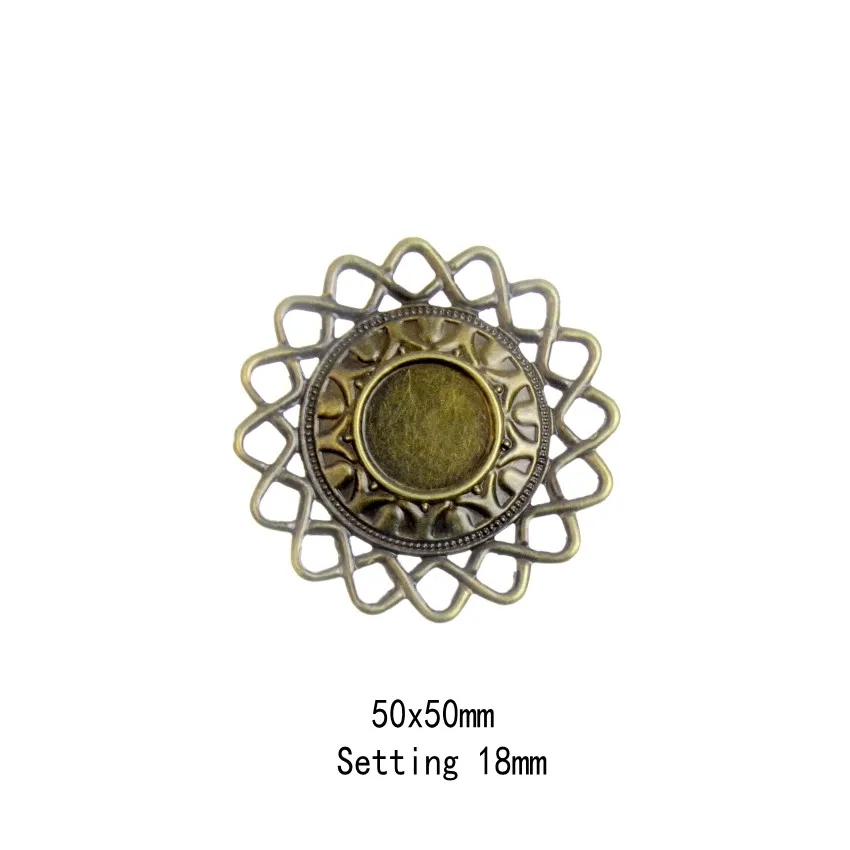 Розничная продажа 5 шт. стандартные оболочки для кабошона коннекторы украшение