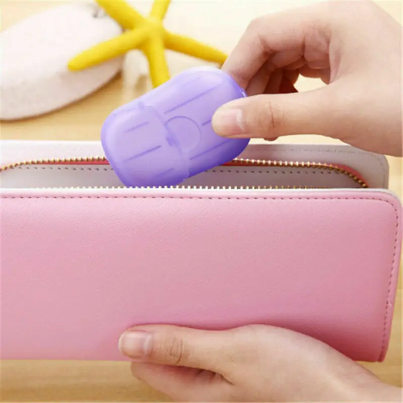 20 шт. дорожная бумага для мыла моющая ручная ванна чистые ароматизированные