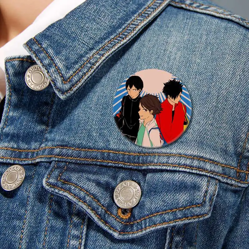 Значок аниме два юаня для волейбола и дня ветра 58 мм значок костюма - купить по