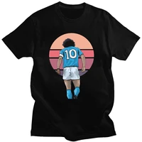14 color eu size 2021 summer clothes t shirt diego maradona hand of god argentina footballer napoli top t shirt cotton tees tops