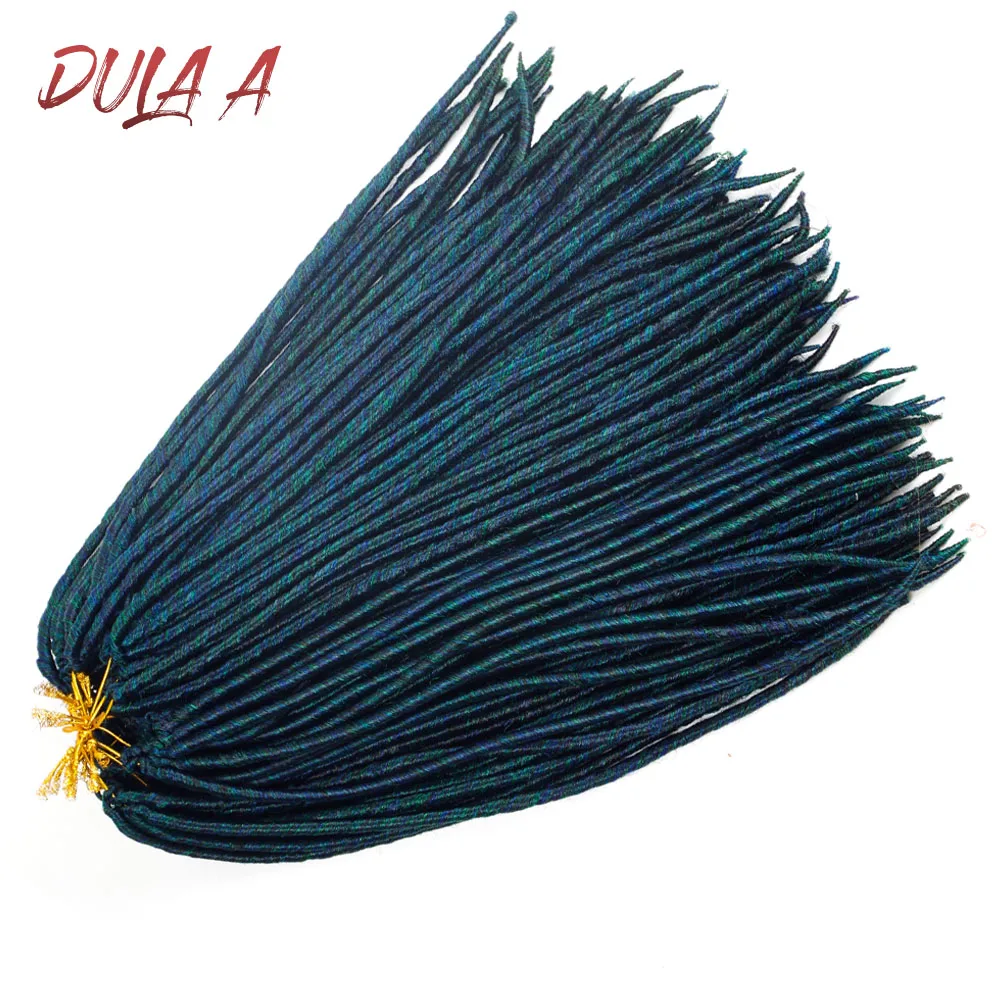 Dula A косички из искусственного меха накладные волосы синтетические черные