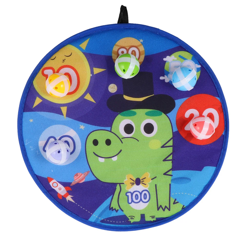 1 набор Интересный круглый тканевый Набор для Дротика игрушечный стрельбы липкая