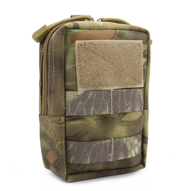 Outdoor Sports Tactical Sundries Storage Bag MOLLE Portable Waist Hanging Accessory Camouflage Bag