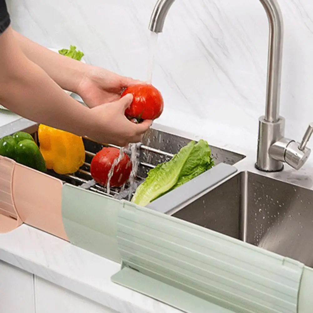 

1 Set Sink Water Barrier Space-saving Strong Adsorption PP Collapsible Smooth Suction Cup Detachable Anti-water Board Baffle