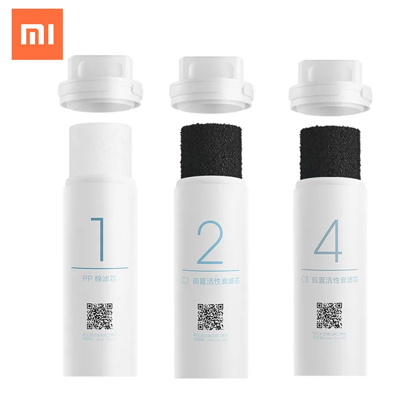 

Фильтр для очистки воды XIAOMI Mijia, Сменный фильтр из ПП хлопка с активированным углем для питьевой воды, оригинал