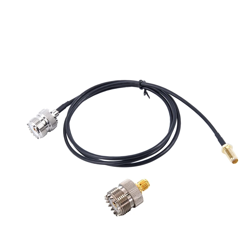 Коаксиальный преобразователь из сплава UHF female SO-239 to SMA &amp Female к SO239 PL259 Адаптерный