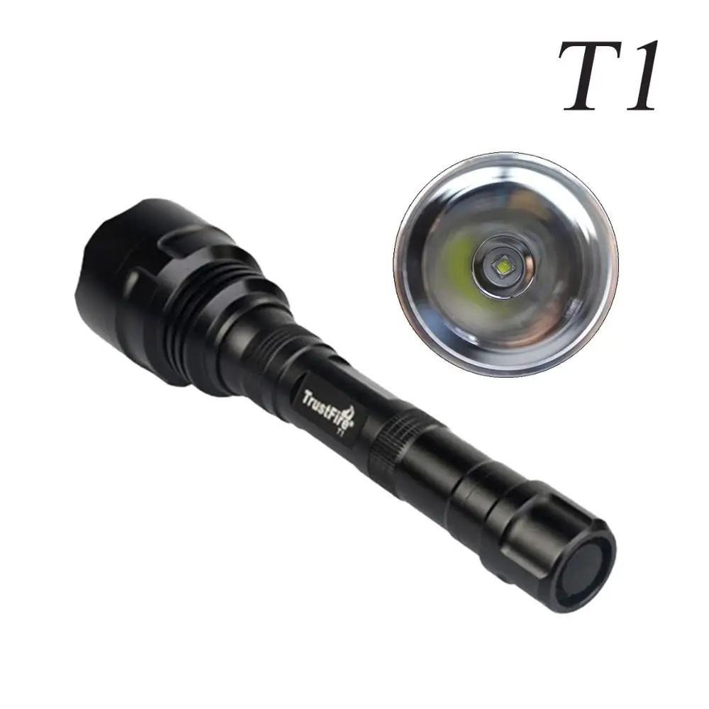 Светодиодный фонарик TrustFire T1 1600 люмен с XML2 U3 светодиодный s 8 4 в 1 Режим/5 режимов