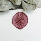 Печать с сердцем, Рождественская печать, печать с воском, печатные уплотнения вечерние,