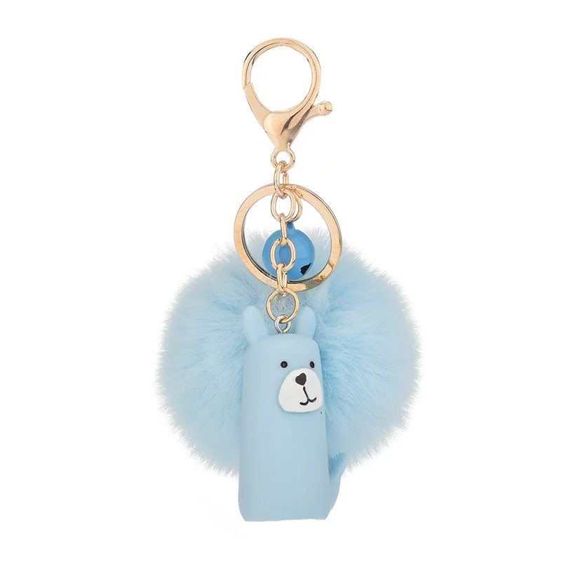 Креативный животный брелок медведь меховой шар мультфильм Зодиак плюшевая мышь