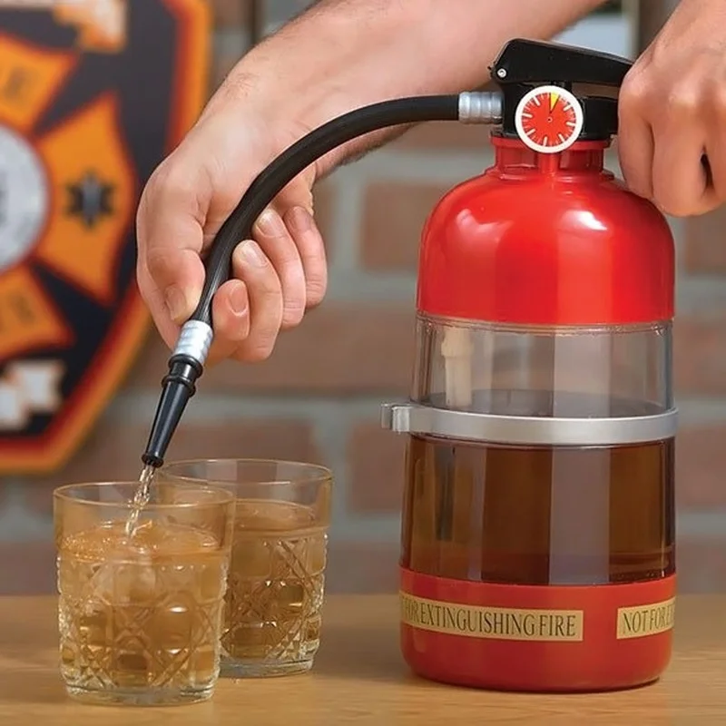 

Bar Creative 2L Fire Extinguisher Wine Dispenser Hand Press Wine Cannon Party Inflatable Beer Machine