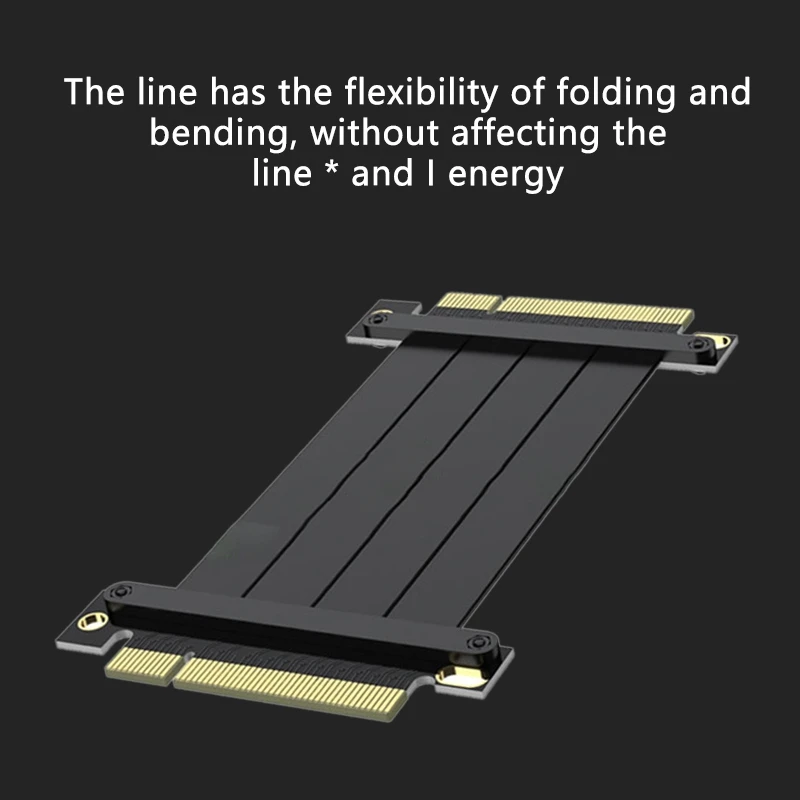 

Desktop PCI-E8X Extension Cable Is Compatible with Pcie 8X Network Card and Array Card (X8 Male to Male, Straight Plug)