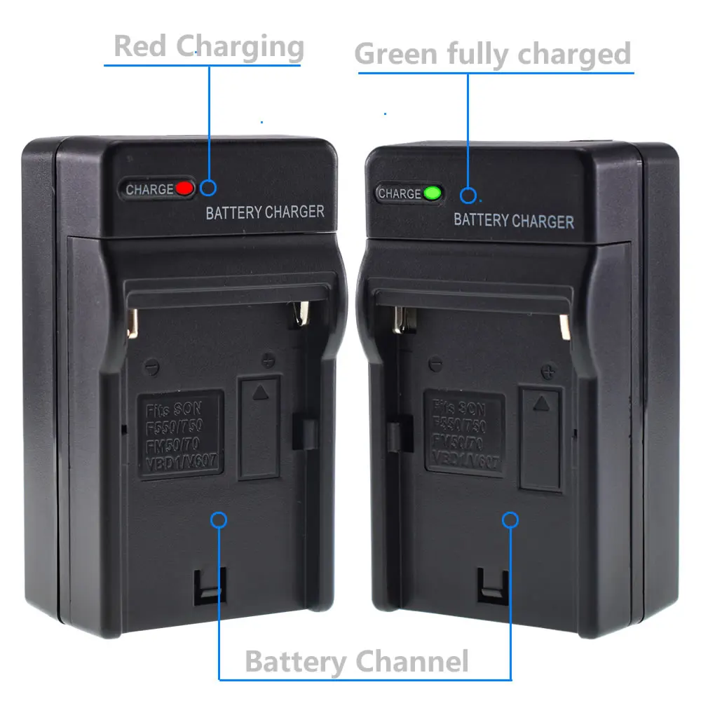 Две батарейки + зарядное устройство для дома и автомобиля Зарядное пакет Neewer CN-160