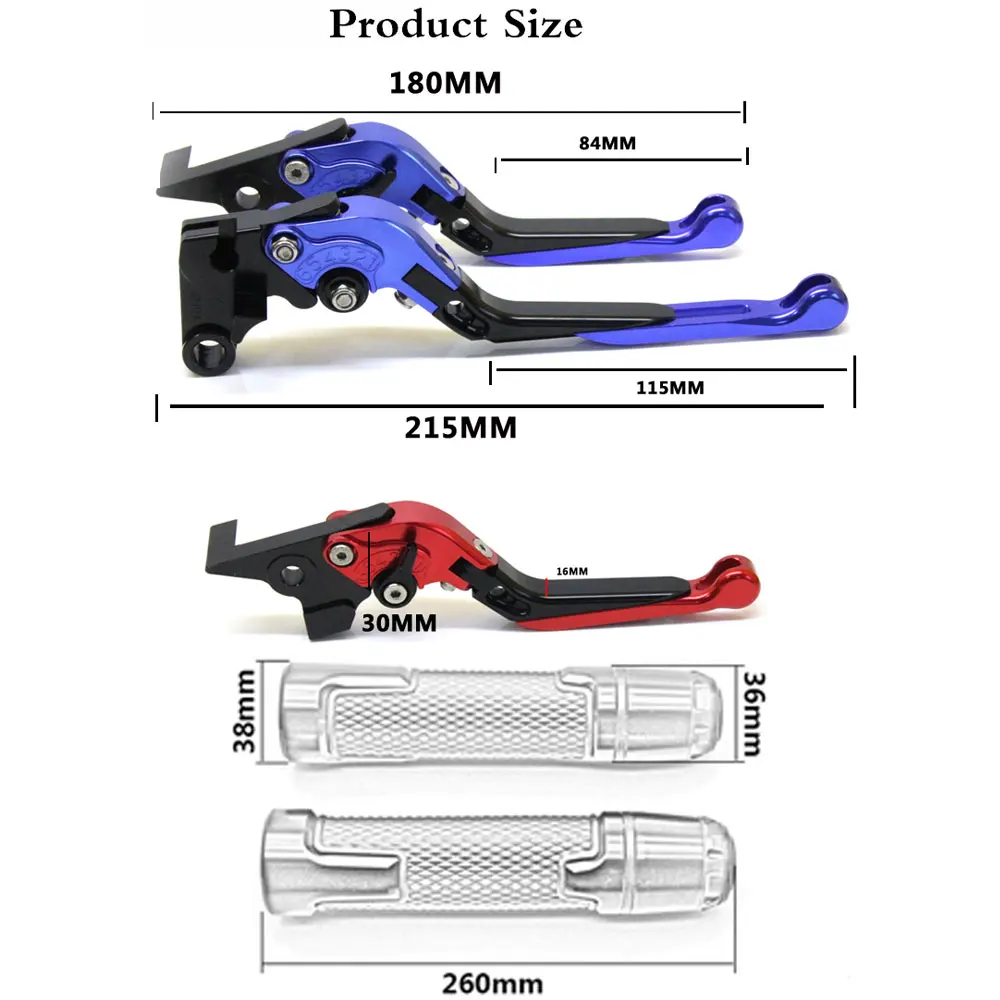 

For Yamaha SUPERTENERE / XT1200ZE 2012-2019 Motorcycle CNC Adjustable Blade Brake Clutch Levers Folding XT 1200 ZE XT1200