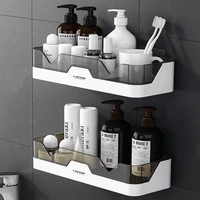 bathroom storage shelf shower shampoo cosmetic holder waterproof wall mounted wc organizer rack kitchen washroom storage basket