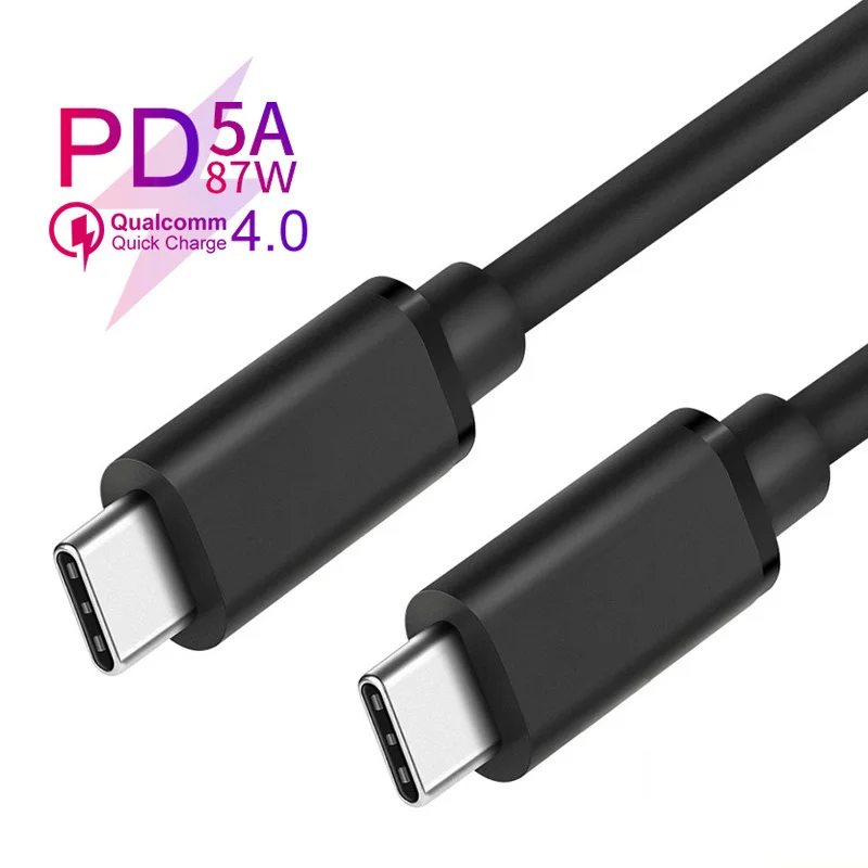 Кабель USB 3 1 PD Type C к для Xiaomi Redmi Note 7 Mi 8 9 быстрая зарядка 4 0 5A кабель быстрой