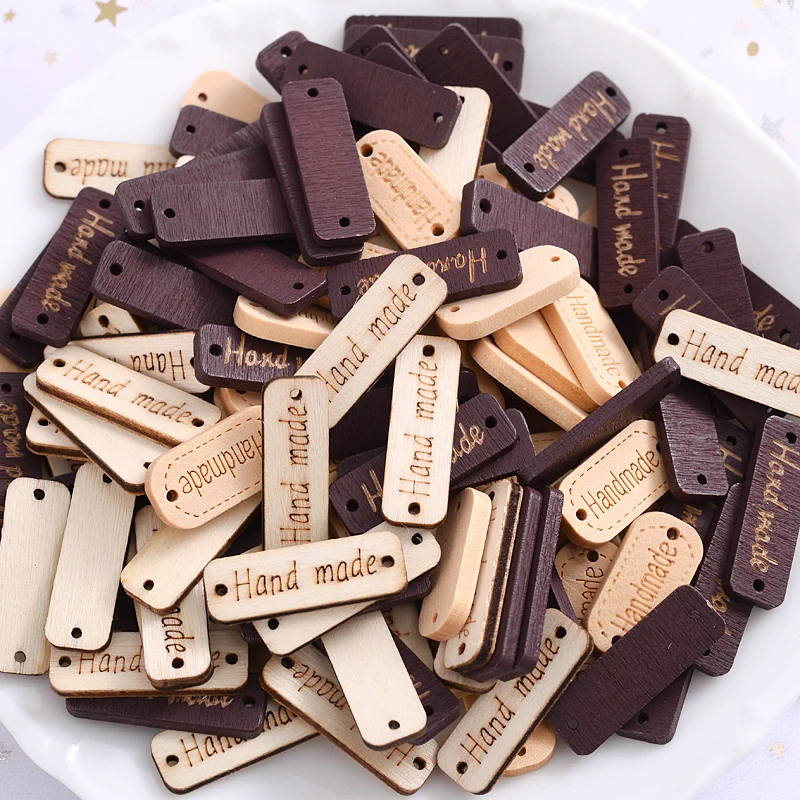 25/50 шт. деревянные пуговицы в виде букв | Дом и сад