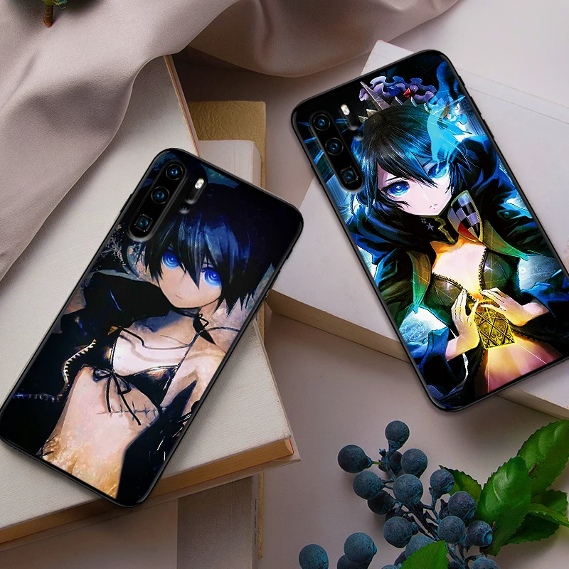 Мягкий чехол из ТПУ для huawei P8 P9 Mini P10 P20 2019 P30 LITE аниме black rock shooter sexy girl Для P Smart Z 2018