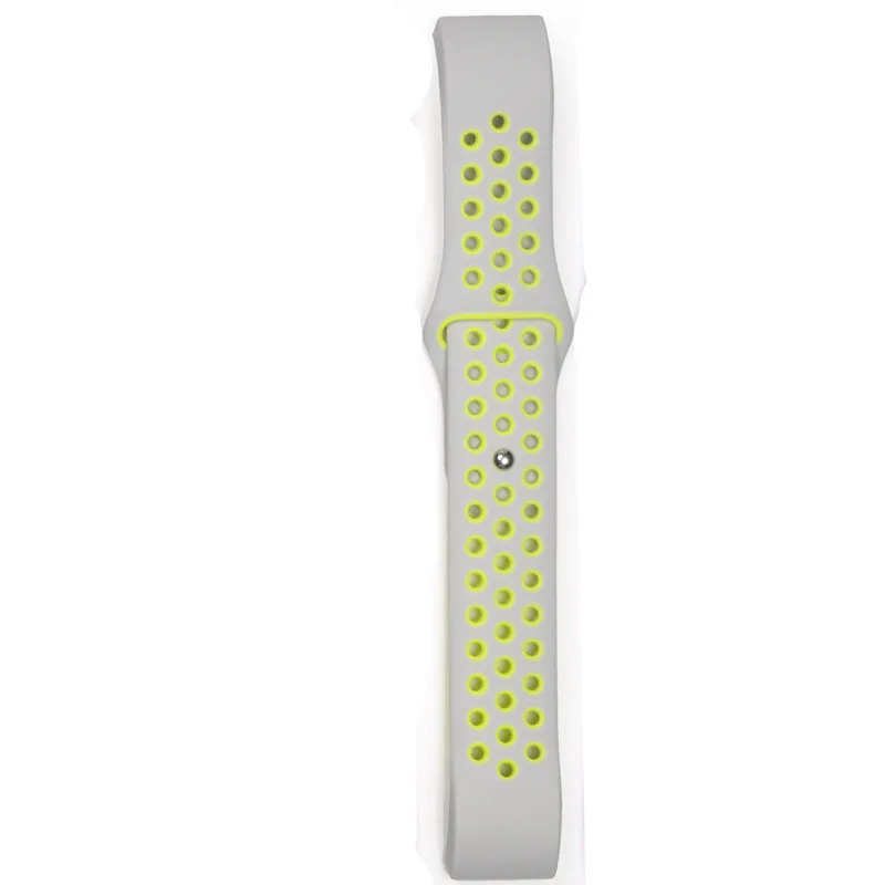 silver yellow Спортивные часы ремешок для FitBit Charge 2 Силиконовый Браслет ремешок для Charge 2 браслет умные Браслеты Аксессуары - Цвет ремешка: silver yellow