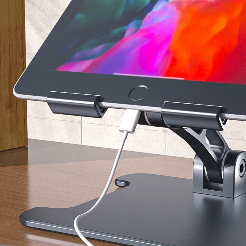 Offerte Supporti Per Tablet Per IPad Pro Custodia Regolabile Pieghevole Ad Angolo Di Raffreddamento Supporto Per Telefono Per Xiaomi IPhone Huawei Samsung Honor