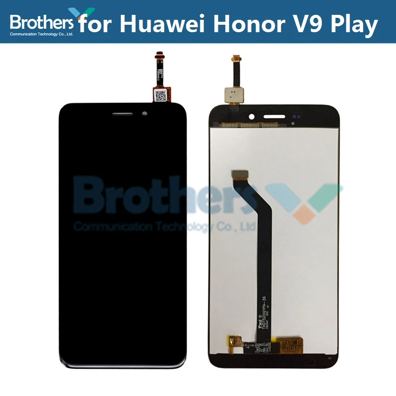 for huawei honor v9 play v9play lcd screen touch screen digitizer lcd assembly lcd display phone replacement parts test top aaa free global shipping