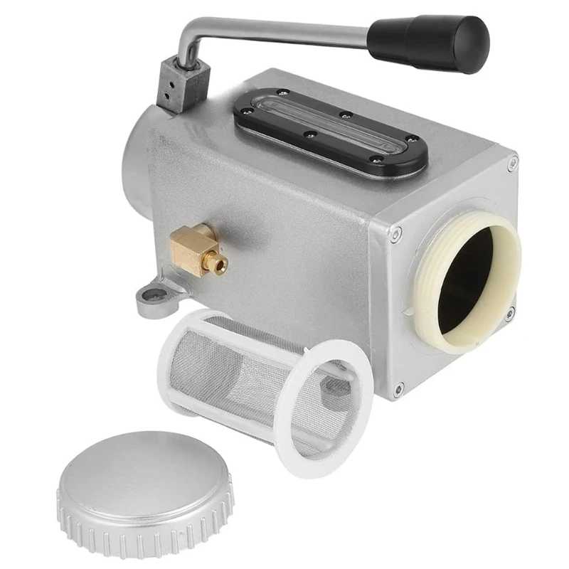 

Manual Lubricating Oil Pump 1L 4mm Double Outlet Port Milling Machine Hand Pump
