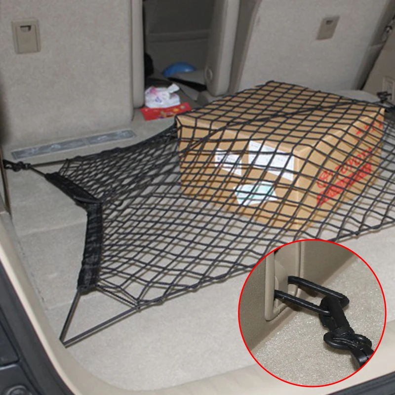 1Pc nylon car trunk storage bag net for Mazda 6 CX-5 BMW E46 E39 Mini Cooper Audi Q7 Q5 A4 B6 B8 A3 A5 Ford Fiesta Kuga - купить по