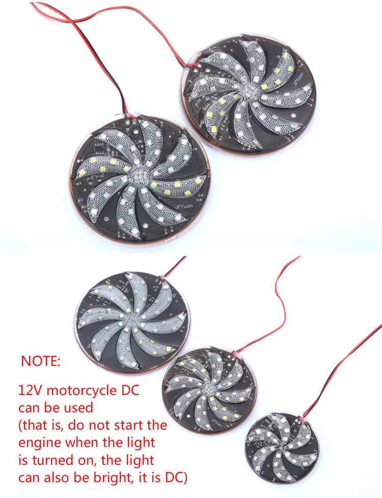 Аксессуары для мотоциклов декоративные яркие светодиодные подсветки в форме