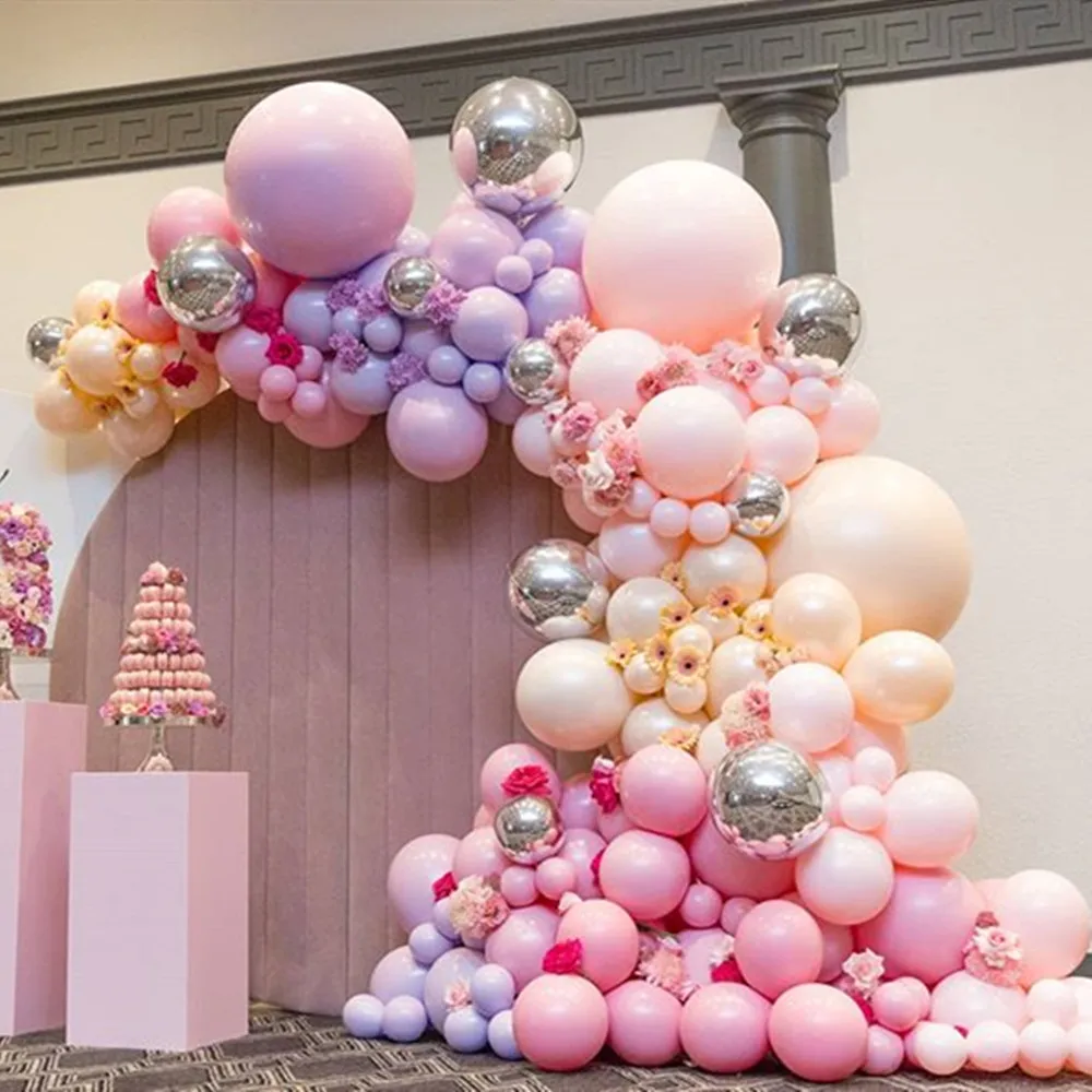 

5/12/18/24/36 inch Macaron Candy Pastel Sweet Colorful Balloons Latex Helium Arch Kit Garland Festival Wedding Birthday Decor