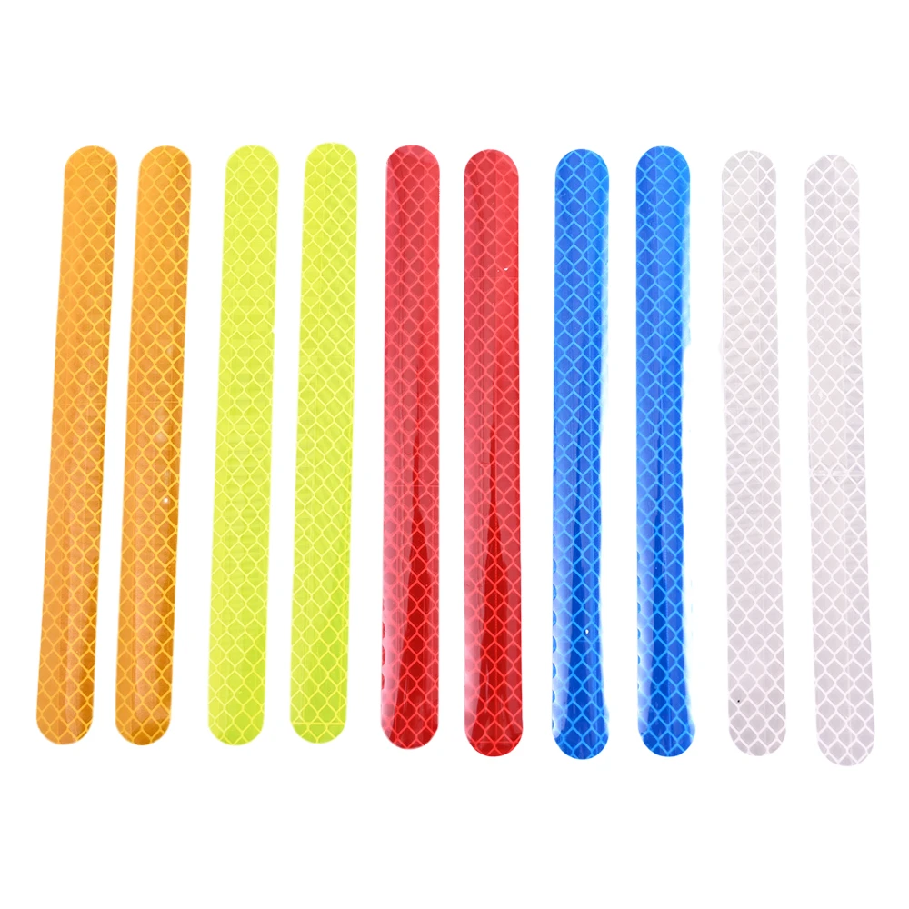 

2Pcs Car Stickers Rearview Mirror Reflective Strip Anti-collision Warning Reflex Tape Reflective Strip Car Reflector Sticker