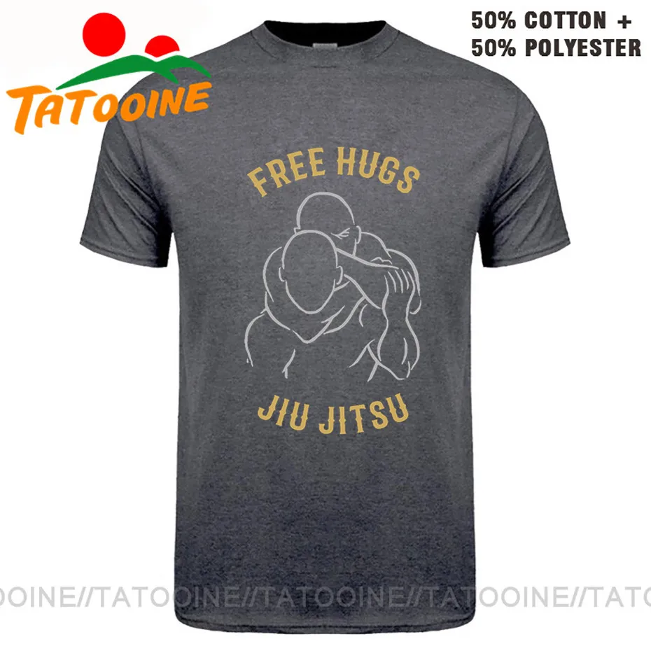 Повседневная мужская футболка Tatooine для джиу-джитсу с свободными обнимами
