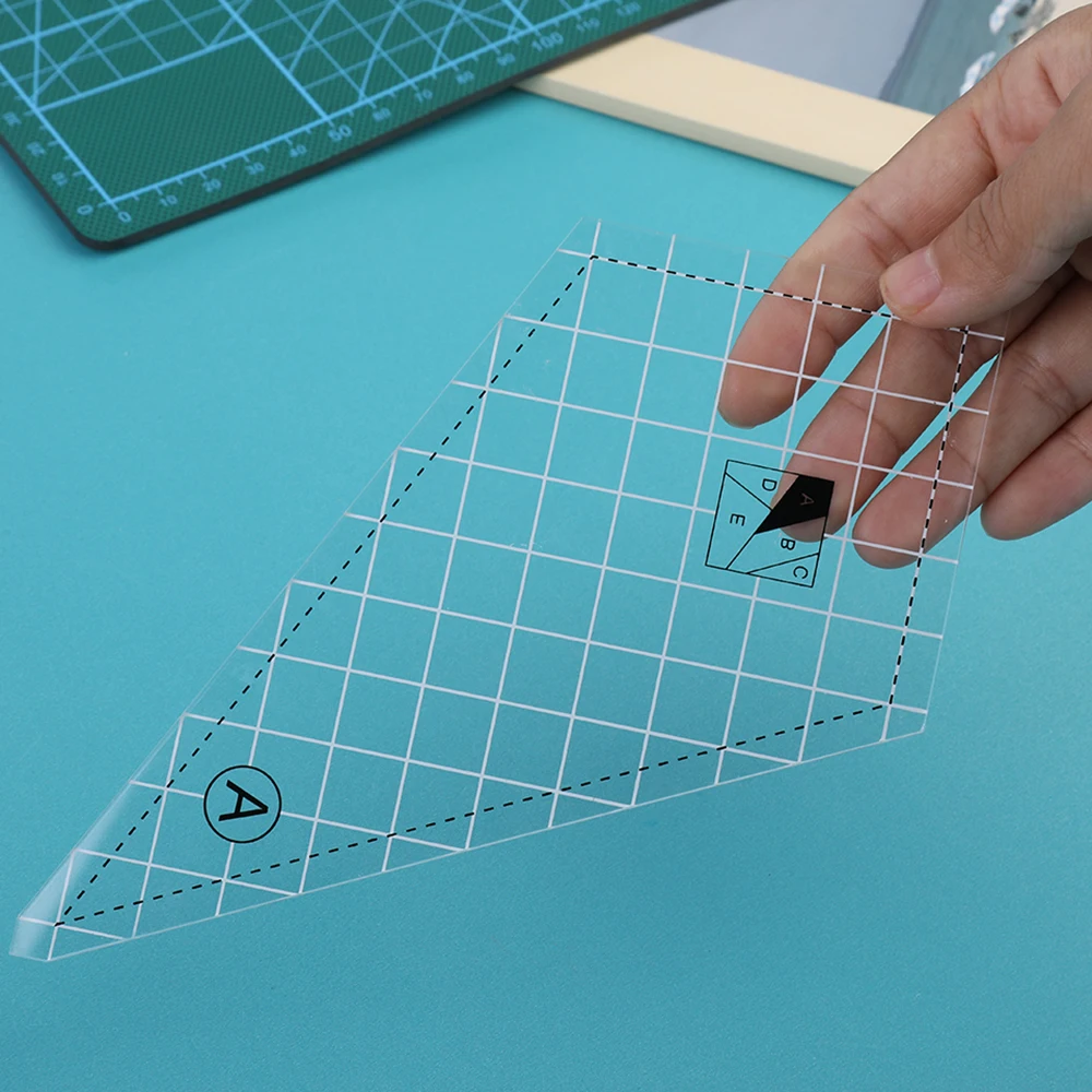 5Pcs Acrylic Quilting Templates Sewing Machine Ruler Arts Crafts Patchwork DIY Fabric Cutting Tools | Дом и сад
