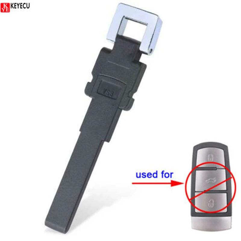 KEYECU лезвие пустой удаленный ключ для Фольксваген CC 2010 2011 Passat 2006 2007 2008 2009 2010|blade