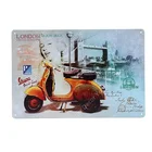 Классические металлические знаки Vespa для электромобиля, Ариэль мВ, агуста, мотор, постер для автомобиля, паба, бара, настенное украшение для мотоциклов, гаража, украшение