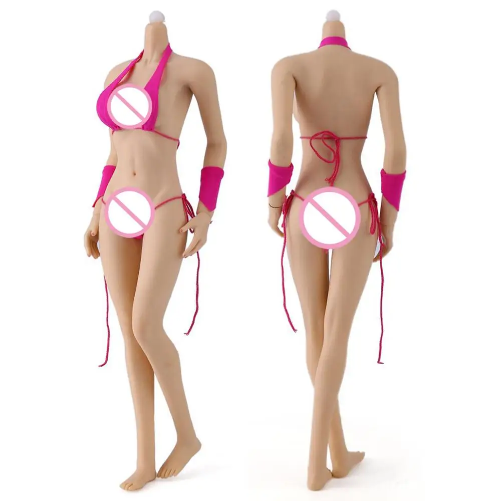 Сверхгибкий бесшовный Женский корпус 1/6 весы 12 дюймов|Игровые фигурки и