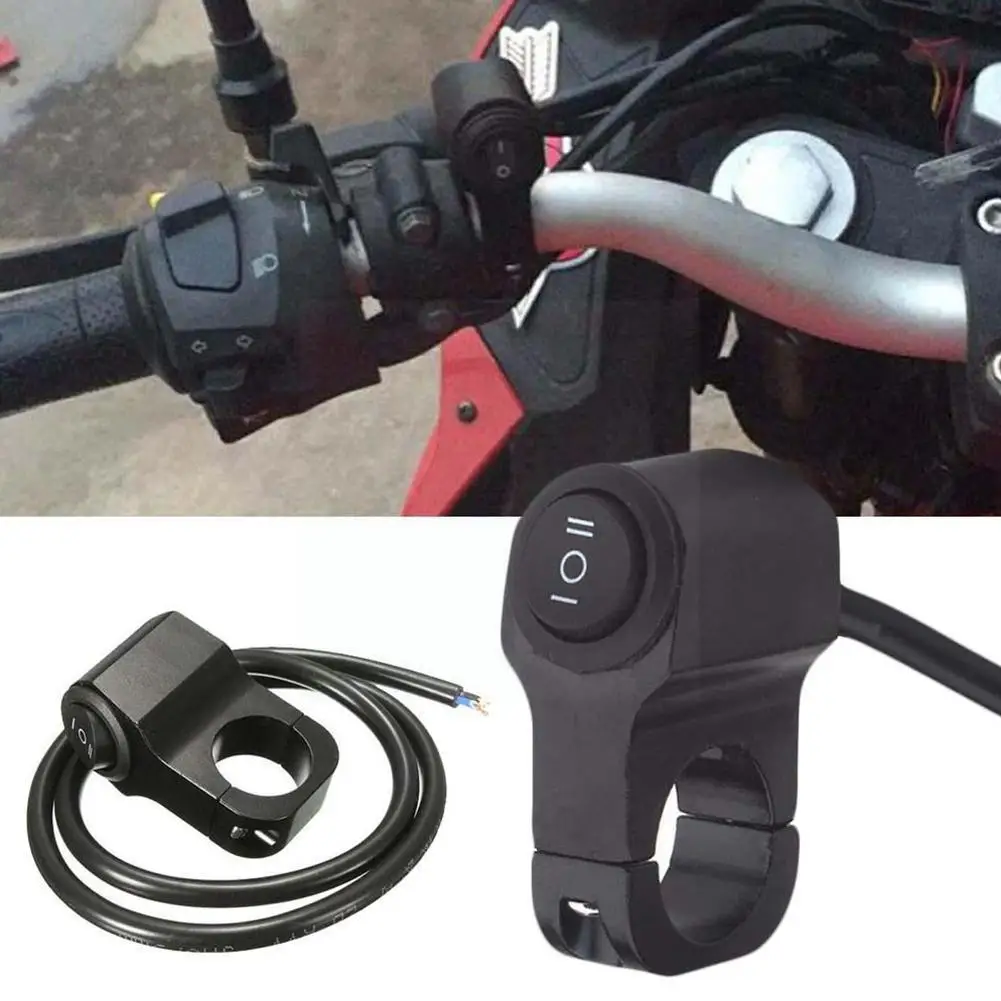 

22mm Motorcycle Hadlebar Head Light Switch Safety Output Overload Reverse Gears 3 Aluminum Alloy Polarity Protection Circui R8R9
