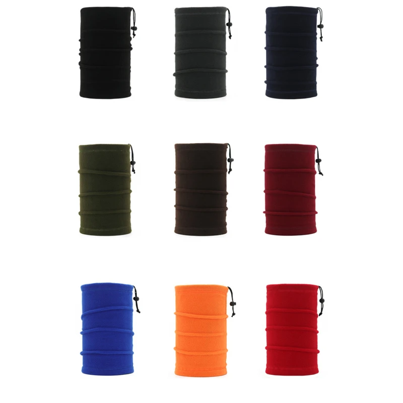

Top Winter Scarves Windproof Fleece Tube Scarf Half Face Mask Cover Dustproof SKi Snowboard Neck Warmer Gaiter Bandana Women Men