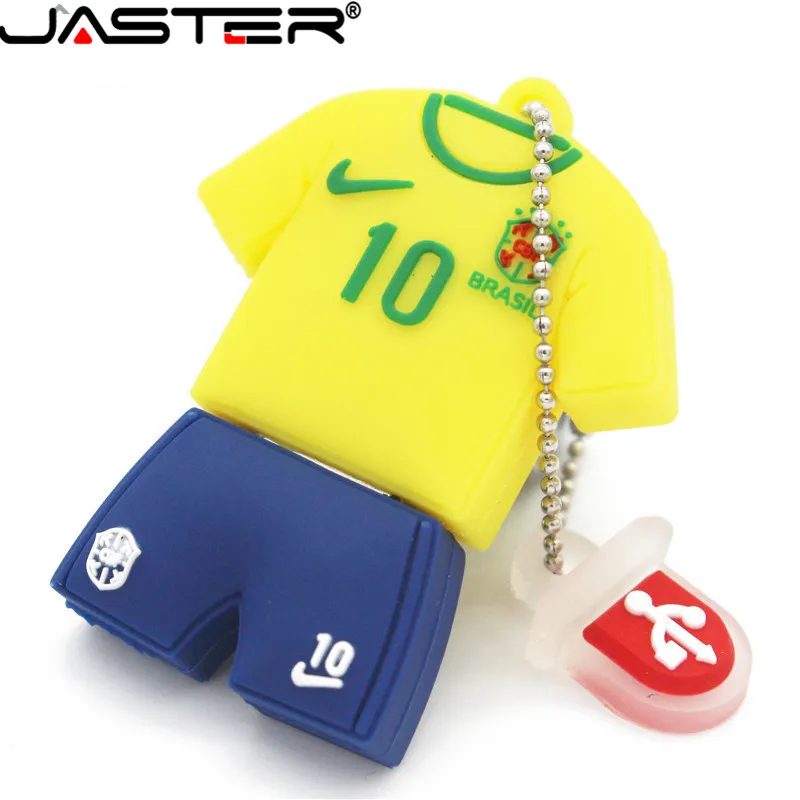 JASTER модная футбольная одежда серия USB флэш-память футбольная рубашка карта памяти накопитель 4 ГБ 8 ГБ 16 ГБ 32 ГБ 64 ГБ USB флеш-накопитель