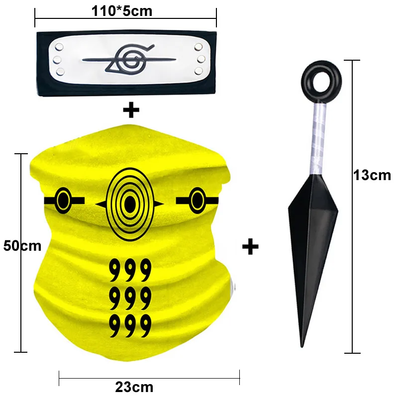 Аксессуары для косплея аниме маска Наруто Kunai аксессуары Akatsuki Uzumaki Kakashi Shuriken Ninja