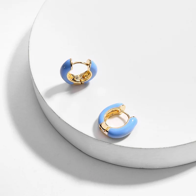 Серьги-гвоздики женские из нержавеющей стали ювелирные украшения в виде