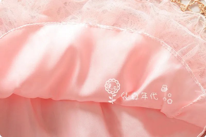 Юбки-пачки для маленьких девочек пышная детская балетная розовая кружевная юбка