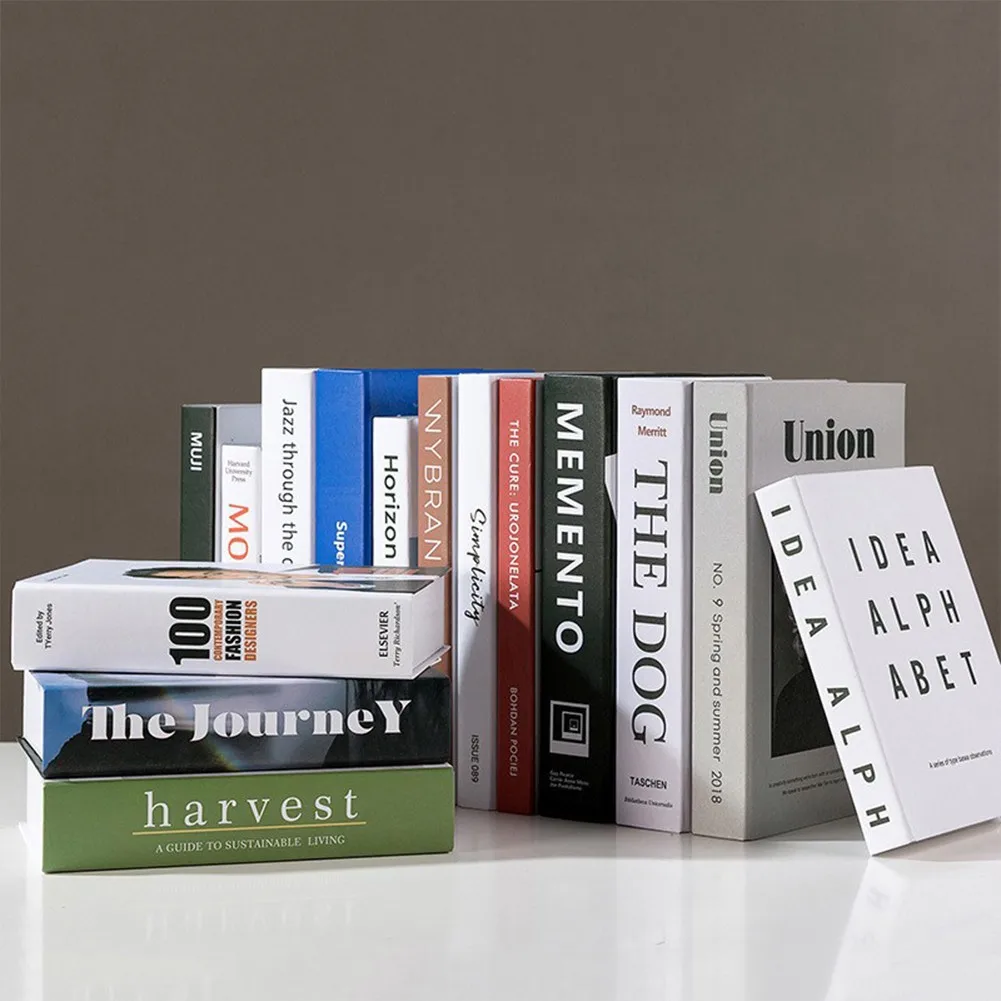 

Luxury Home Decoration Simulation Books Modern Fake Book Hotel Club Model Room Nordic Beautiful Fake Book Home Decor Fashion
