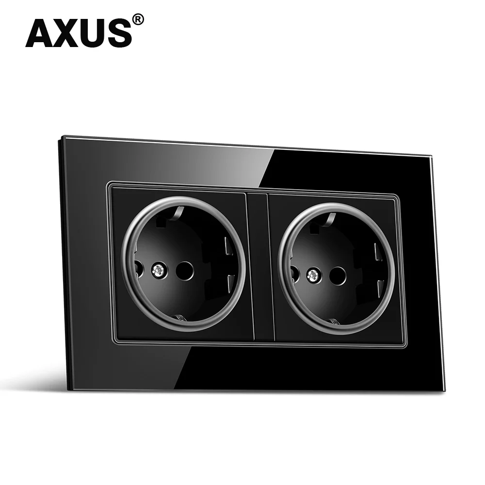 

Розетка AXUS с двумя USB-портами, 16 А, 110 ~ 250 В перем. Тока, 146 мм * 86 мм