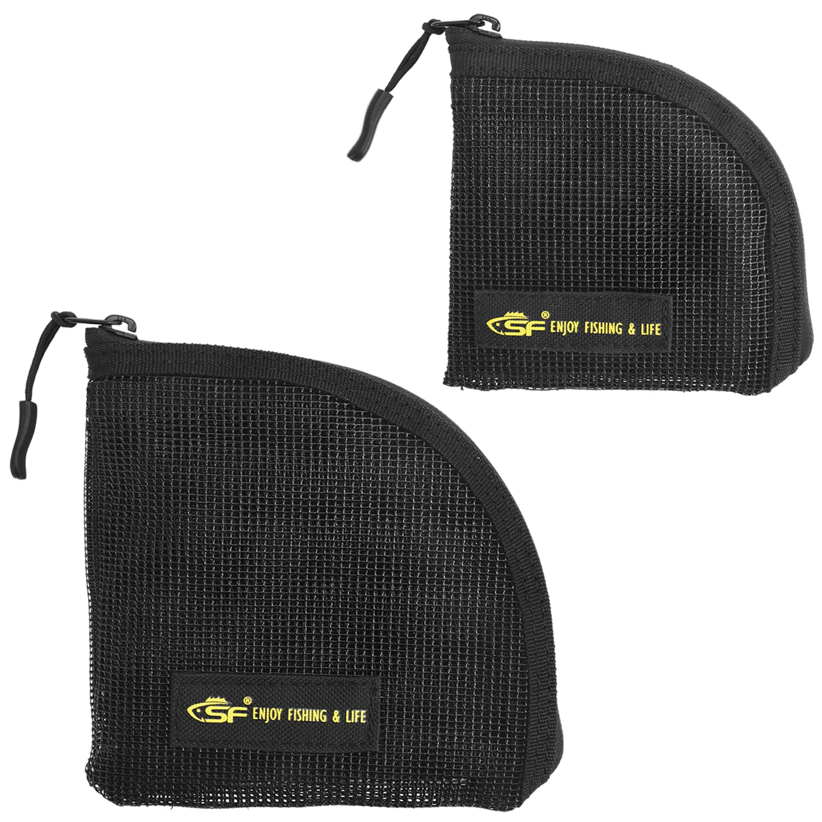 SF Fly Fishing Scandi Skagit Spey Tip Wallet 7 Slots Black Mesh Tapered Leader Polyleader Shooting Heads Case Stora