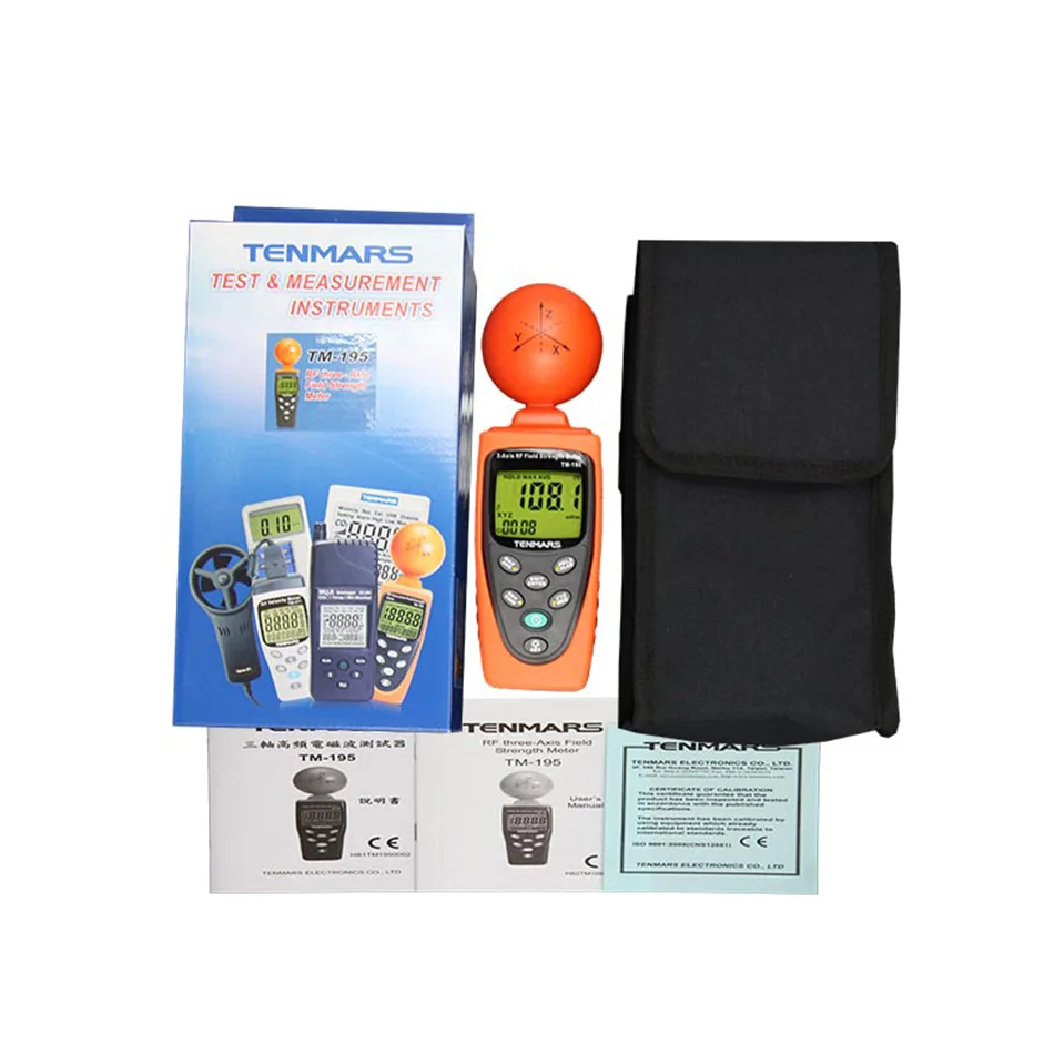 3 оси высокая частота RF измеритель напряженности поля TM-195 EMF тестер TM195 |