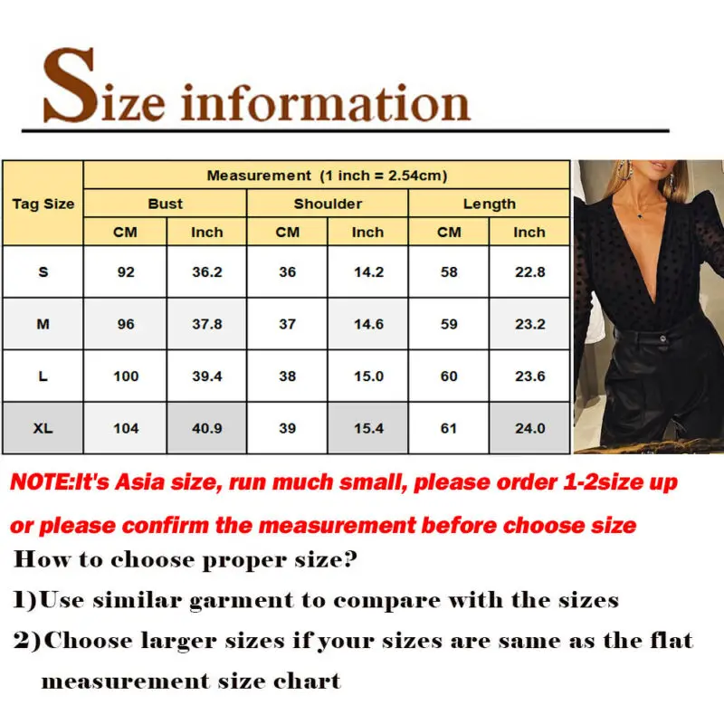 

2020 Women Blouse Deep V-neck Shirt Mesh Sheer Polka Dot See-through Long Puff Sleeve Top Black Shirt Ladies Blouses Party Tops