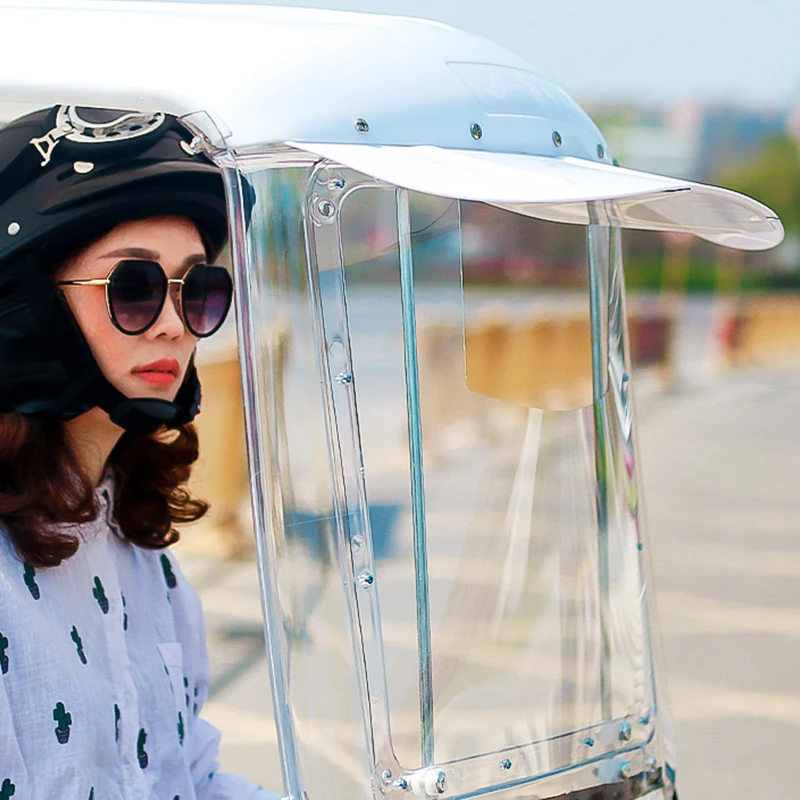 Зонт для электрического велосипеда/мотоцикла с защитой от ветра и дождя |